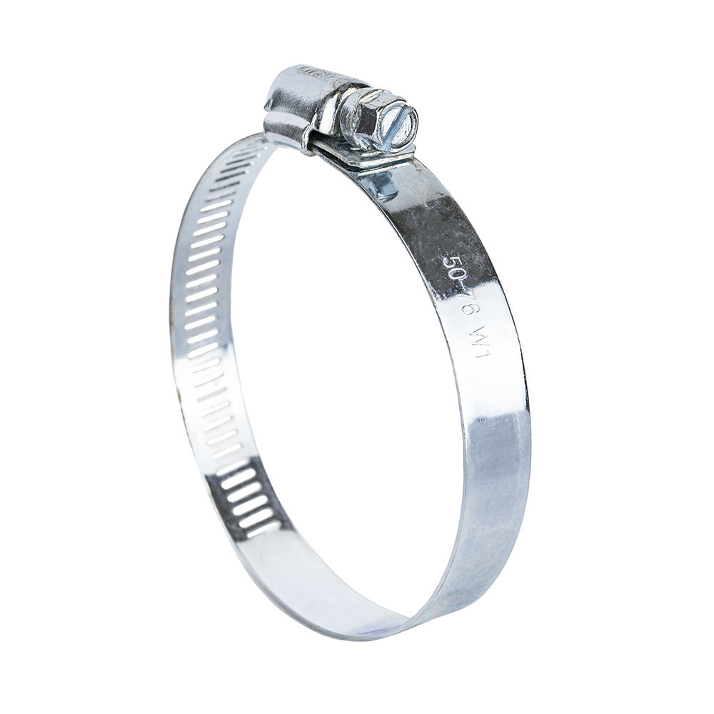 Хомут червячный оцинкованный 12.7мм D50-76мм 10шт GRAD (2511465) Киев - изображение 1
