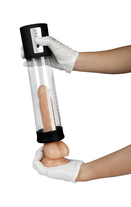 Автоматичний насос Penis Pump Men Automatic прозорий Sex Aura Київ - фото 3