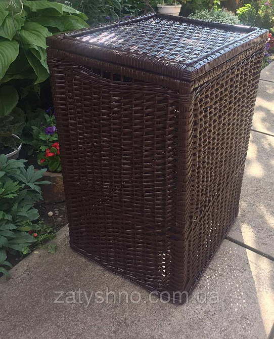 Коричневый ящик плетеный Киев - изображение 4