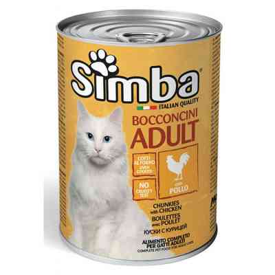 Консервы для кошек Simba Cat Wet курица 415 г (8009470009072) Винница