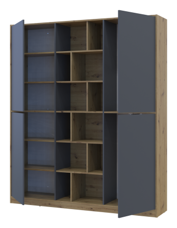 Шкаф для одежды Doros Морган Дуб Артизан/Графит ДСП 180х38.5х210 DRS-011611 (42001256) Львов