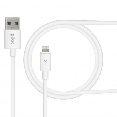 Дата кабель USB 2.0 AM to Lightning 2.0m white Piko (1283126493867) Винница - изображение 1