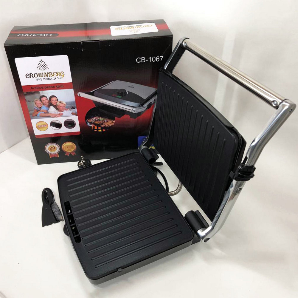 Гриль електричний для кафе, Гриль для шаурми професійний Електробутербродниця дому GL-90 Івано-Франківськ - фото 1