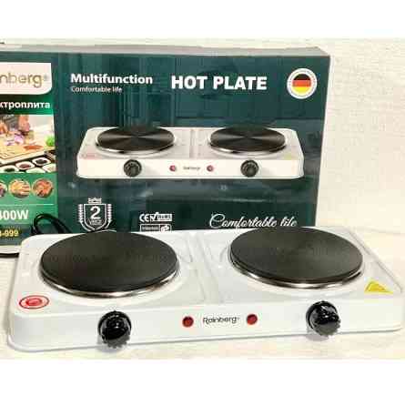 Электрическая плита дисковая плита Rainberg RB-999 электроплита 2400Вт White SR-30 Львов