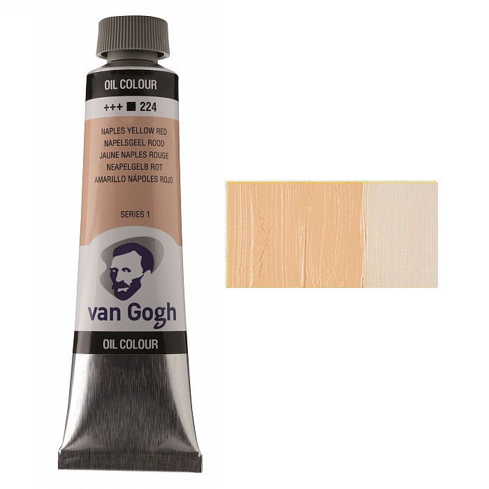 Фарба олійна VAN GOGH (224) Неаполітанський жовто-червоний 40 мл Royal Talens Київ - фото 1