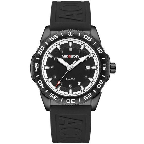 Часы мужские наручные Aocasdiy Train (Черный) Винница - изображение 2