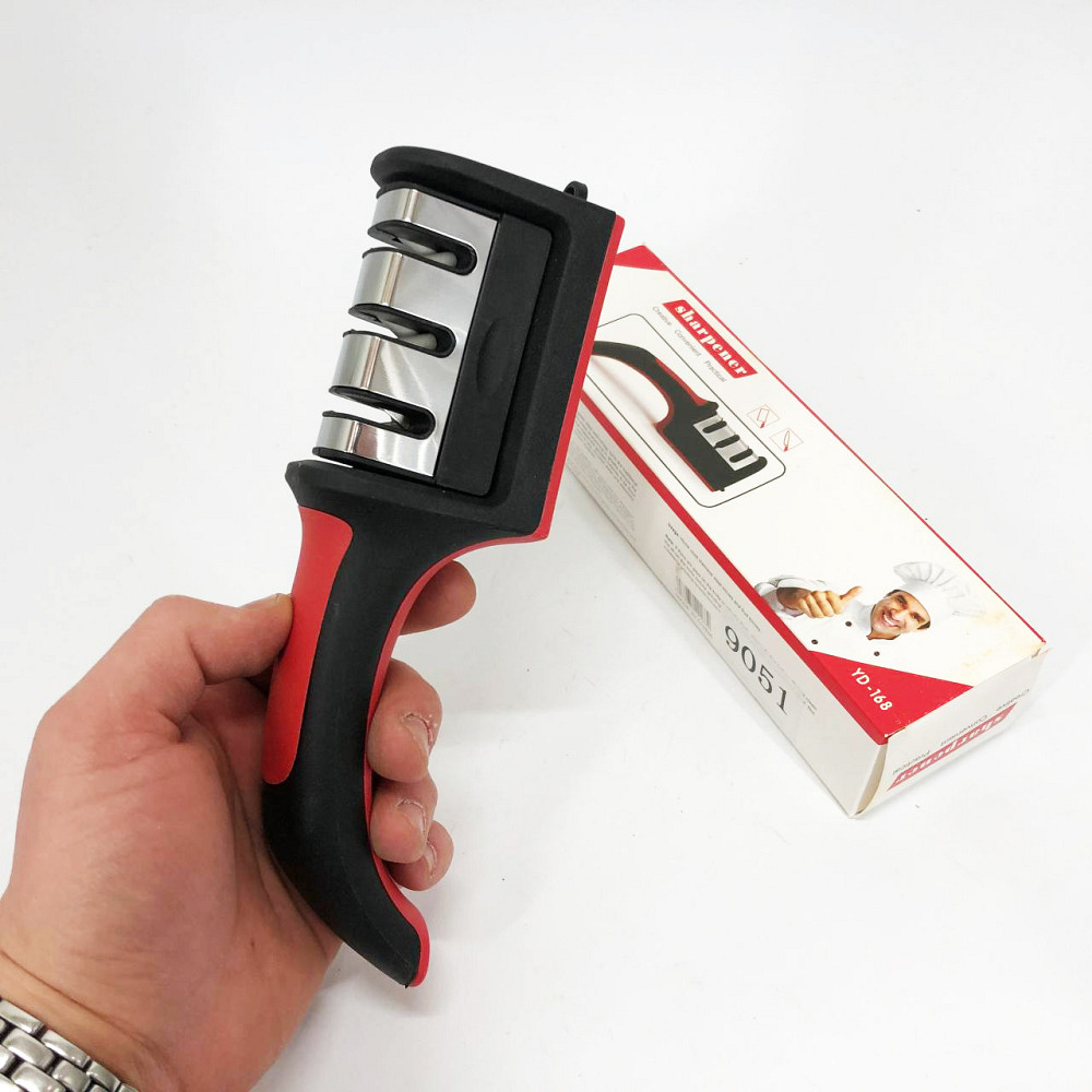 Хорошая точилка для кухонных ножей, Ножеточка ручная, Станок для заточки на кухню AS-56 Львов - изображение 13