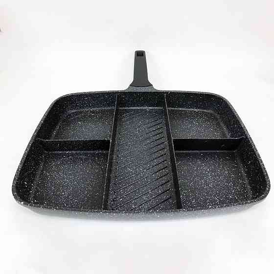 Практична сковорода для кухні UNIQUE UN-4021 38 х 31см, Сковорода з алюмінієвим шаром OV-14 Івано-Франківськ