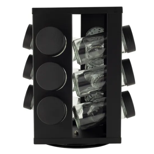 Набір ємностей для спецій 12шт на підставці чорний Ofenbach 101001 Житомир - фото 7