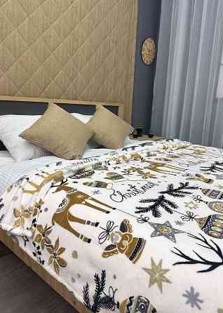 Плед-покривало Decorator WellSoft 150х210 см з різдвяним принтом Різнобарвний (87-178) Київ