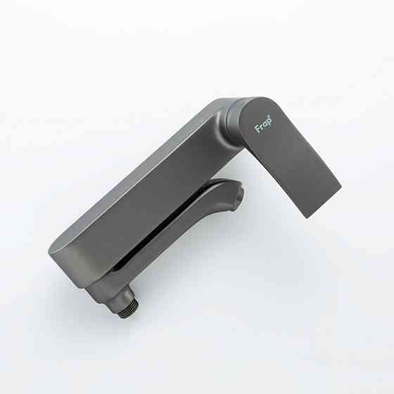 Змішувач для ванни FRAP F3275-19 з душовим гарнітуром, графіт Київ