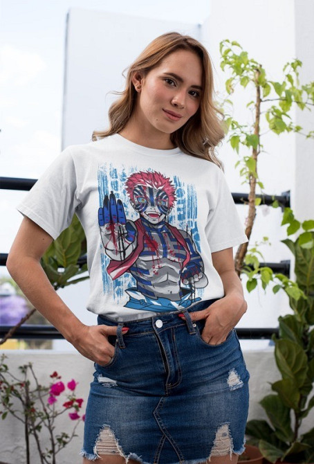 Футболка для хлопчика з аніме принтом Вбивця демонів оверсайз (зріст від 165 до 180) Чорний AnimeJ0124m Дніпро - фото 3