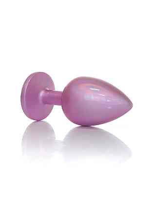 Анальна пробка B-Series Plug Jewellery Pearl Pink PLUG, металева, рожева, L Sex Aura Київ