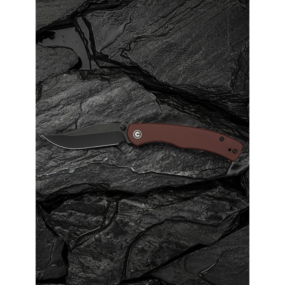 Ніж складаний кишеньковий Civivi Clingman, (7.6 см) Nitro-V / G10 темно-червоний Киев - изображение 17