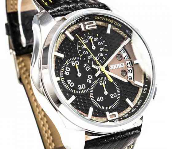 Мужские часы Skmei 9106 Spider Желтый Киев