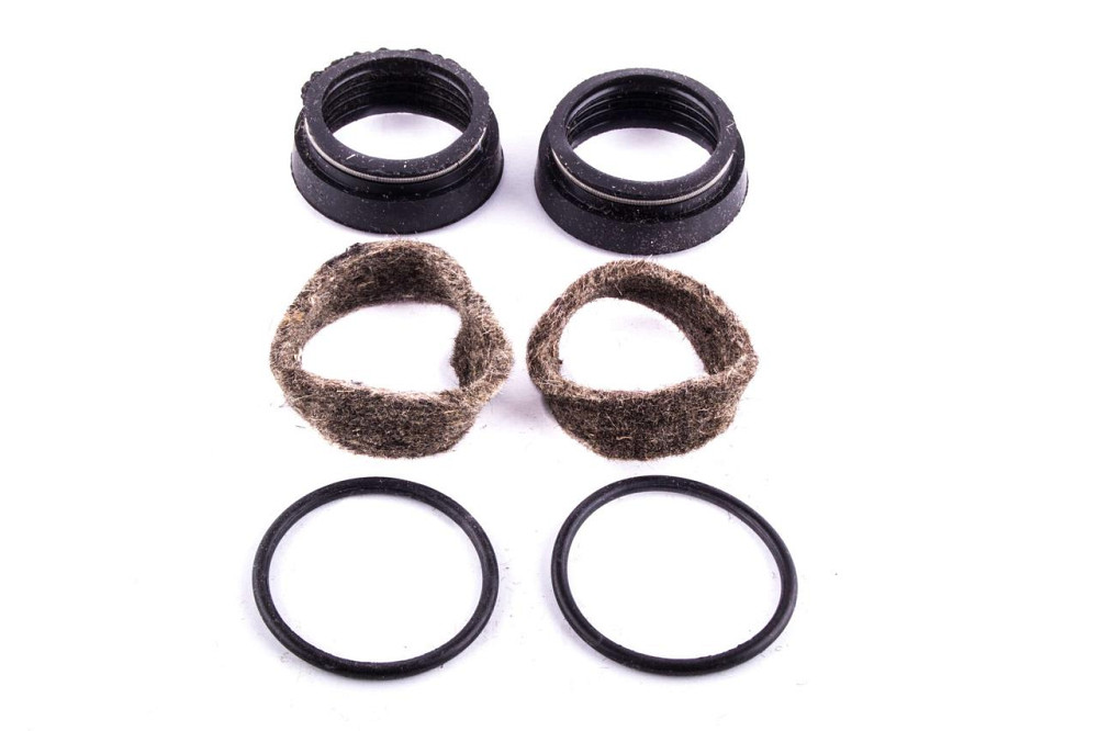 Сальник передней вилки МТ, ДНЕПР (компл) (с войлоком) Мукачево - изображение 1