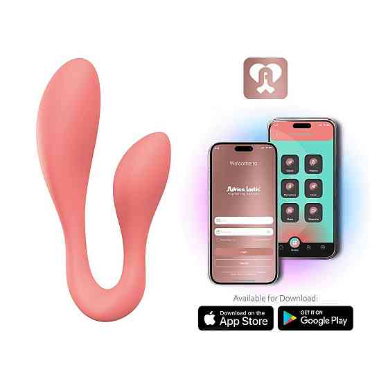 Смарт-стимулятор Adrien Lastic Couple Secrets II + APP для клитора и точки G, коралловый Sex Aura Киев