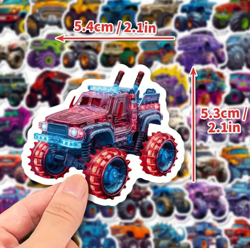 Наклейки Стікери із позашляховиками. Водонепроникні вінілові наклейки, авто стікерпак, наклейки авто Київ - фото 2