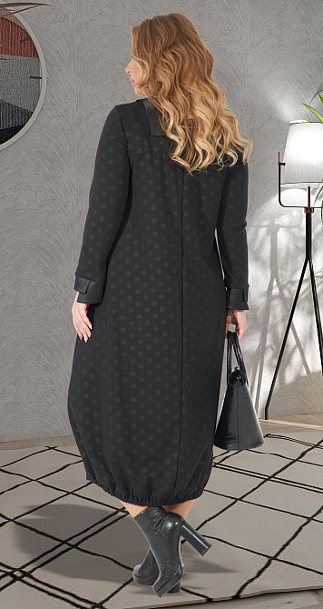 Стильне чорне плаття великого розміру (52) Київ - фото 5