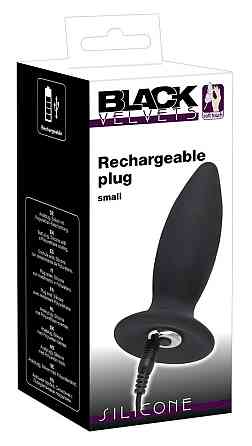 Анальна вібропробка BLACK small Sex Aura Київ