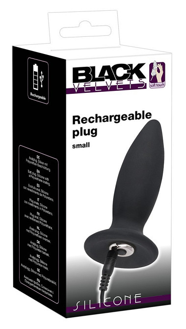 Анальная вибропробка BLACK small Sex Aura Киев - изображение 1