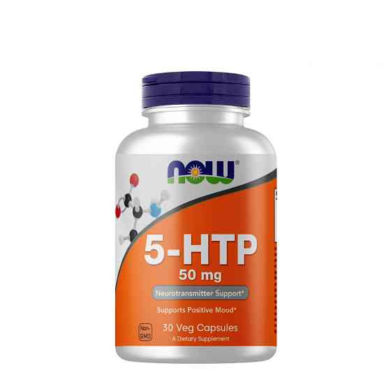 5-гідрокситриптофан NOW 5-HTP 50 mg 30 caps Луцьк