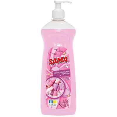 Засіб для ручного миття посуду Sama Coconut 1000 г (4820270632147) Вінниця