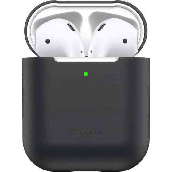 Чохол Baseus для навушників AirPods Черный (WIAPPOD-BZ01) Київ