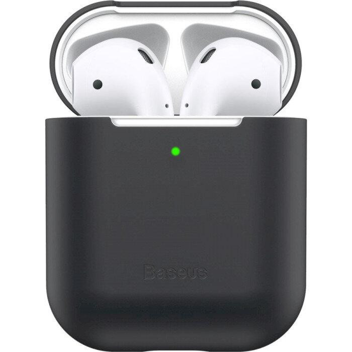 Чохол Baseus для навушників AirPods Черный (WIAPPOD-BZ01) Київ - фото 2