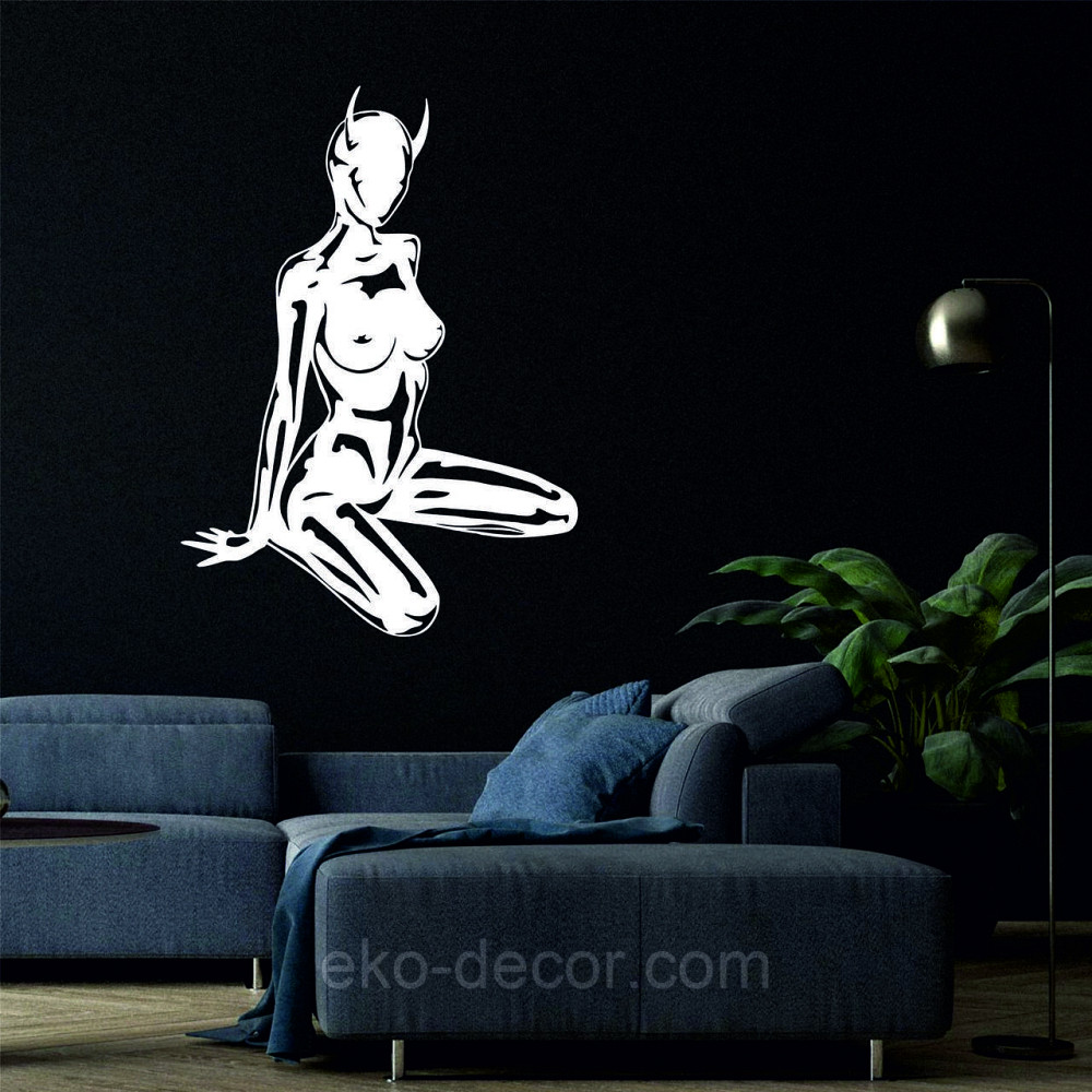 Декоративное настенное Панно «Девушка», Декор на стену 70*50 см, Белый Киев - изображение 5