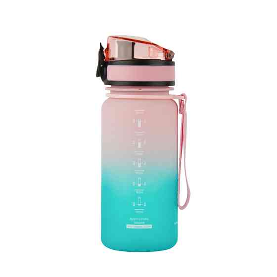 Бутылка для воды UZSPACE 3034(Pink-Blue) 350 мл, розовато-голубая Винница