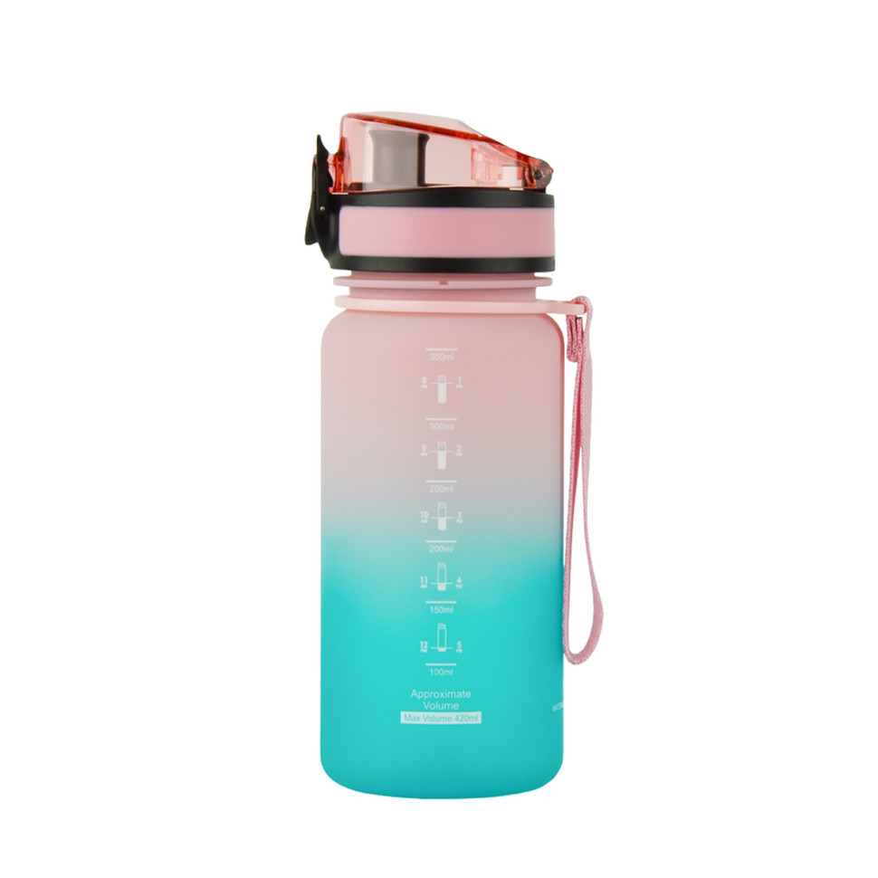 Бутылка для воды UZSPACE 3034(Pink-Blue) 350 мл, розовато-голубая Винница - изображение 2
