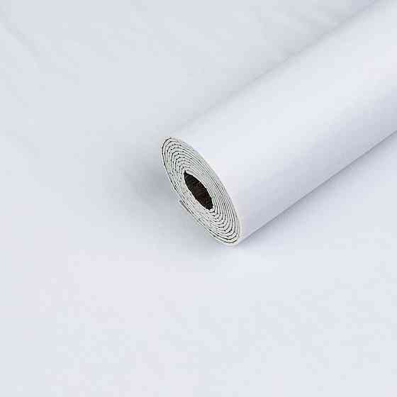 Самоклеюча вініловая плитка в рулоні 600х3000х2мм Біле полотно Мат SW-00002032 Київ