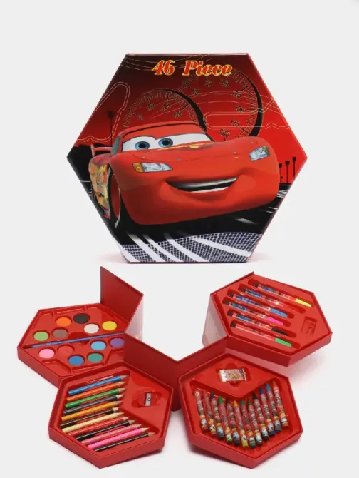 Набор для рисования 46 предметов / Детский набор художника / Набор для детского творчества Коломыя - изображение 1