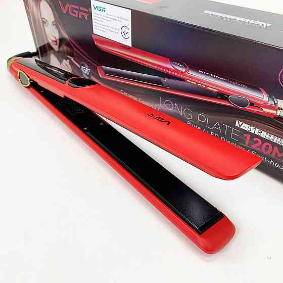 Ергономічна праска-випрямляч VGR V-518, Професійна праска, Щипці для кучерявого волосся NM-60 Івано-Франківськ