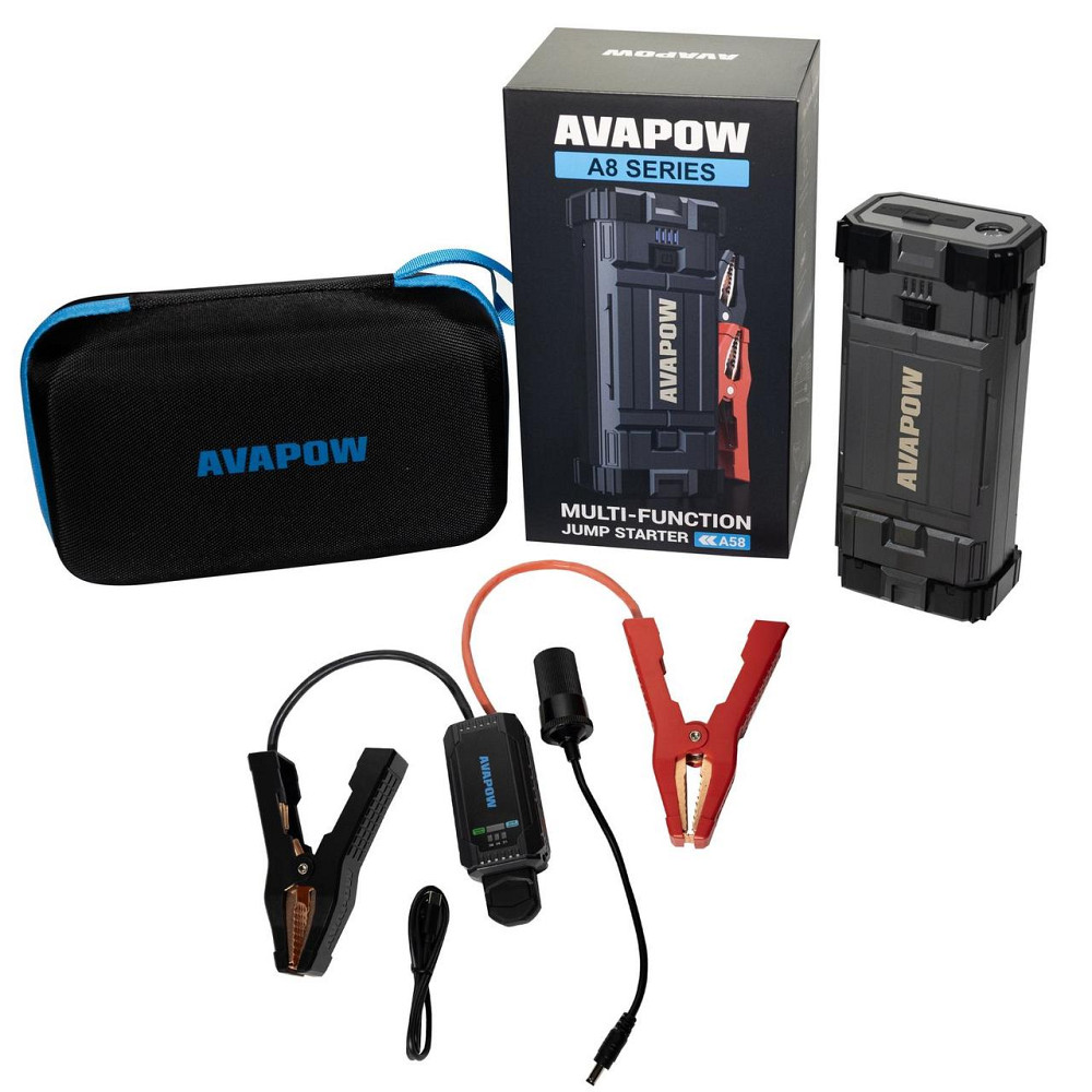 Пусковий пристрій Jump Starter для авто AVAPOW A58 (4000A) 71,04 Wh/19200mAh Київ - фото 10