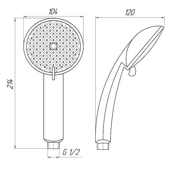 Душова лійка Globus Lux NSF-580-1-LUX Blister Київ