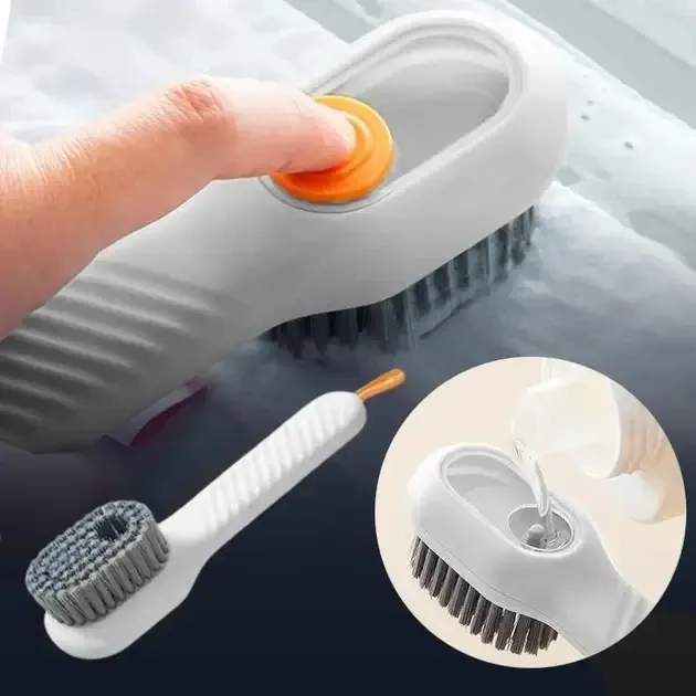 Щітка для чищення багатофункціональна, з дозатором мийного засобу 8645 Одеса - фото 1