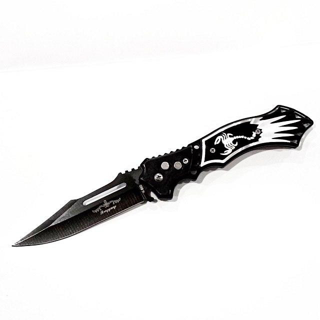 Нож выкидной KA860 серебро, 24см Днепр - изображение 1