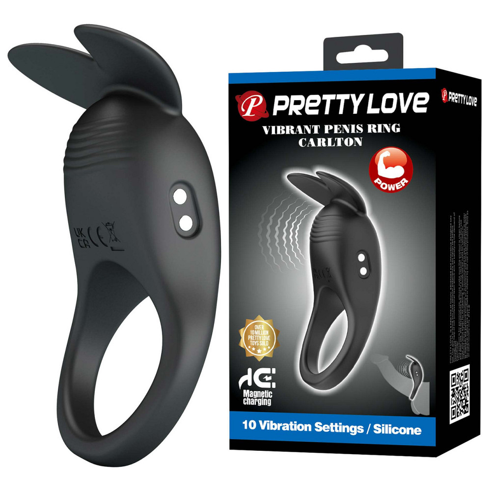 Виброкольцо Pretty Love Carlton Vibrating Penis Ring Sex Aura Киев - изображение 1