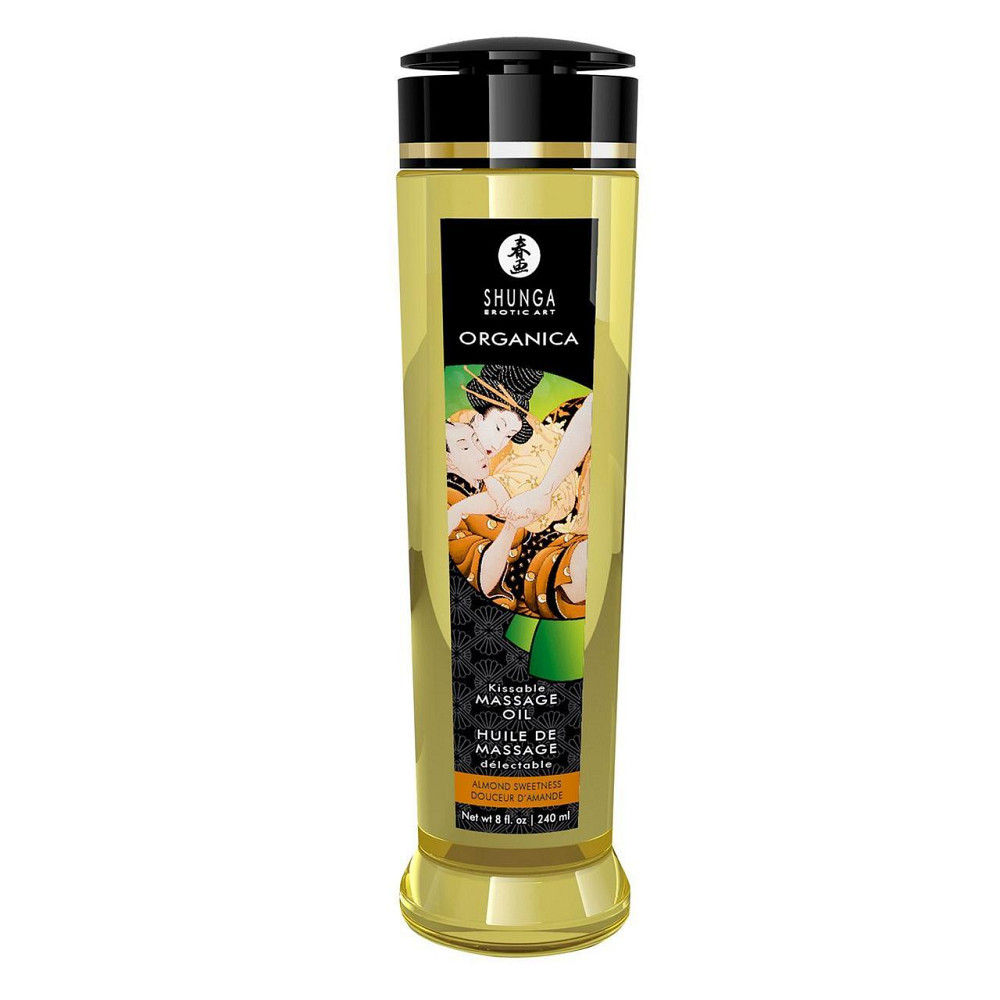Органічна масажна олія Shunga ORGANICA – Almond Sweetness (240 мл) з вітаміном Е Sex Aura Київ - фото 1