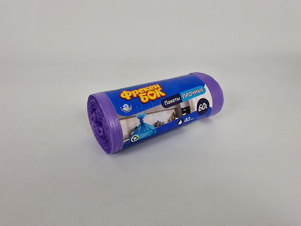 Сміттєвий пакет 60 л (40 шт.) ФБ (Фіолетові) (1 рул) Харків - фото 2