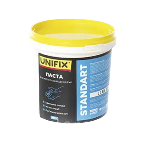 Паста для очищення рук 0,5кг (відерце) Standart UNIFIX Житомир