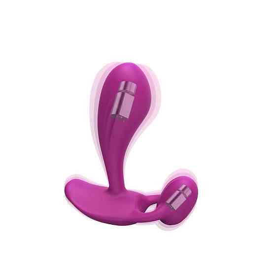 Вибратор Love To Love WITTY - SWEET ORCHID универсальный, точки G + P, пульт ДУ Sex Aura Киев
