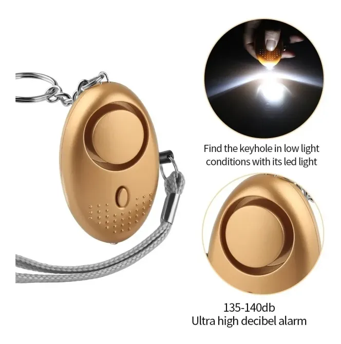 Брелок-сирена для самообороны с фонариком 120 дБ Киев - изображение 8