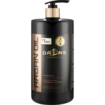 Шампунь Dalas Cosmetics Argan Oil Shampoo З натуральним екстрактом журавлини та аргановою олією 1000 г (4262396141507) Вінниця - фото 1