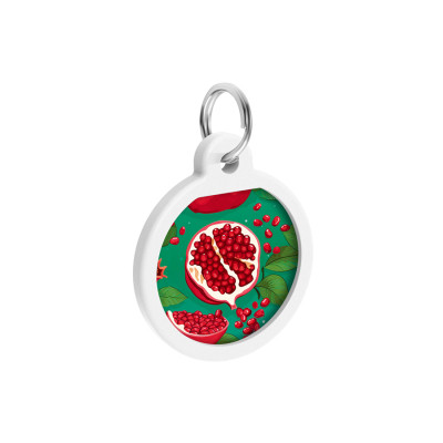 Адресник для тварин WAUDOG Smart ID з QR паспортом "Гранати", коло 25 мм (225-4052) Вінниця - фото 4