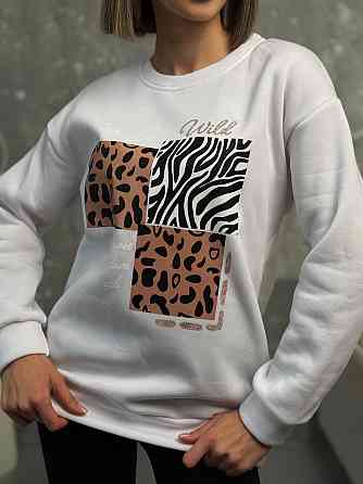 Теплий жіночий світшот "Savage" | Батал Київ