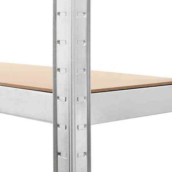 Стеллаж для хранения,гаражный,промышленный металлический разборной на 5 уровней,трансформер 90x40x180 см,цинк Каменец-Подольский