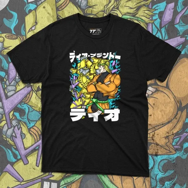 Футболка чоловіча з  принтом Джо Джо Дио Брандо Розмір 48 Дніпро - фото 1